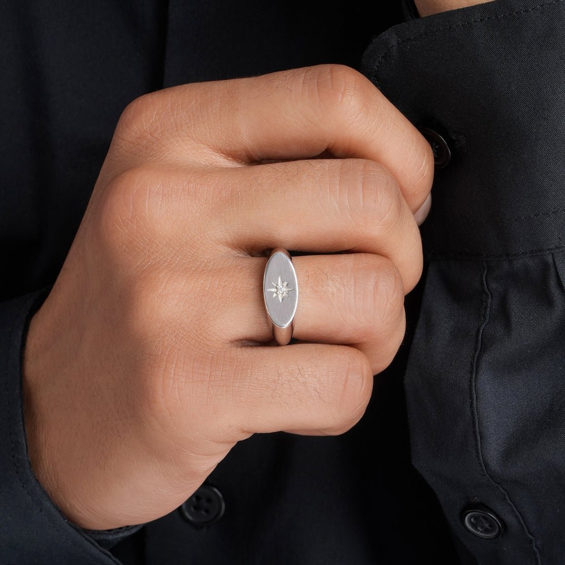 Classic Sterling Silver Men's Ring