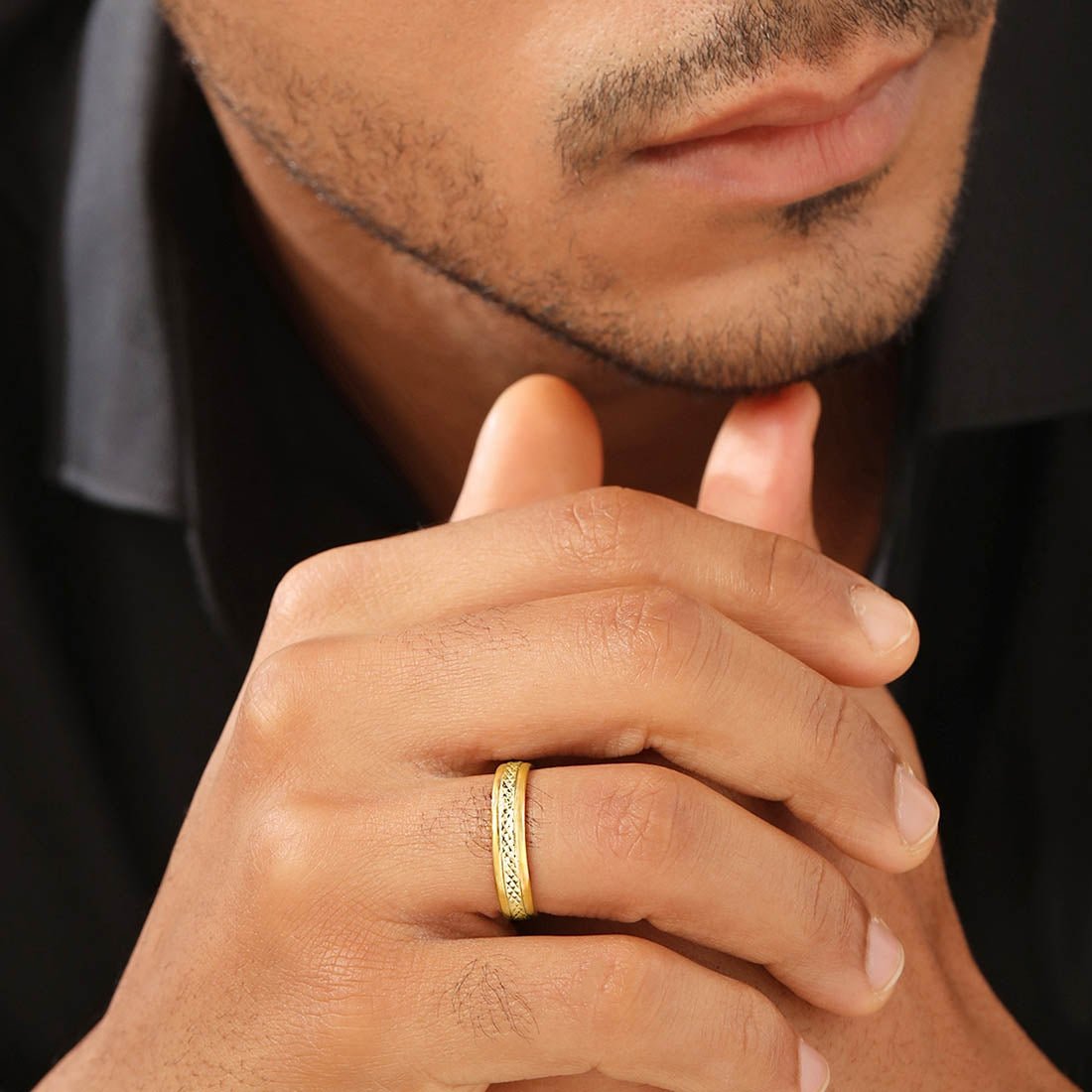 Timeless Gold Plated Sterling Silver Ring