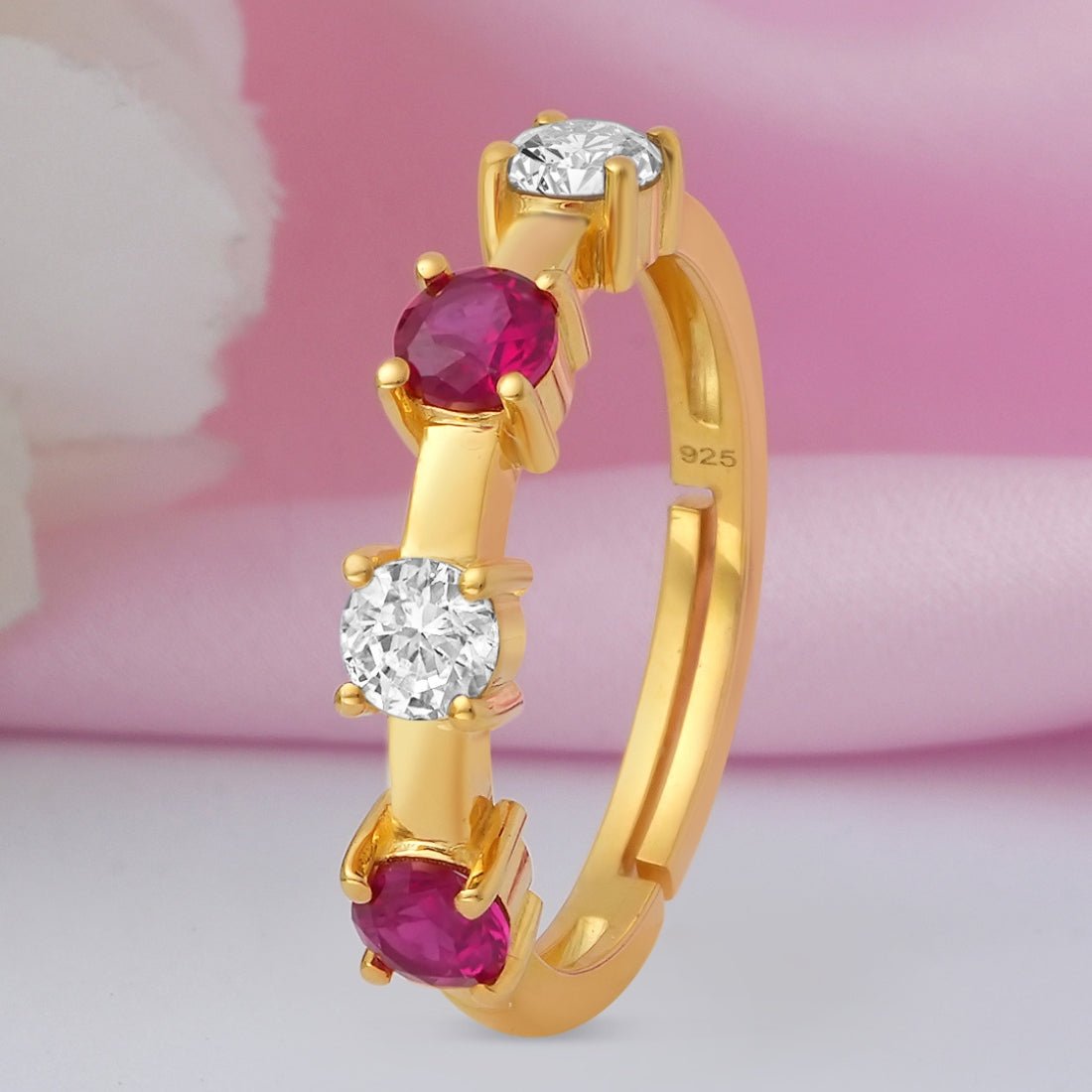 Minimal Gold Plated  Sterling Silver Ring